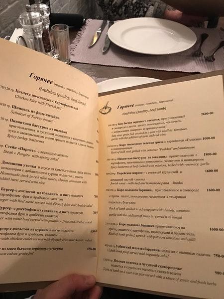 Местечко меню