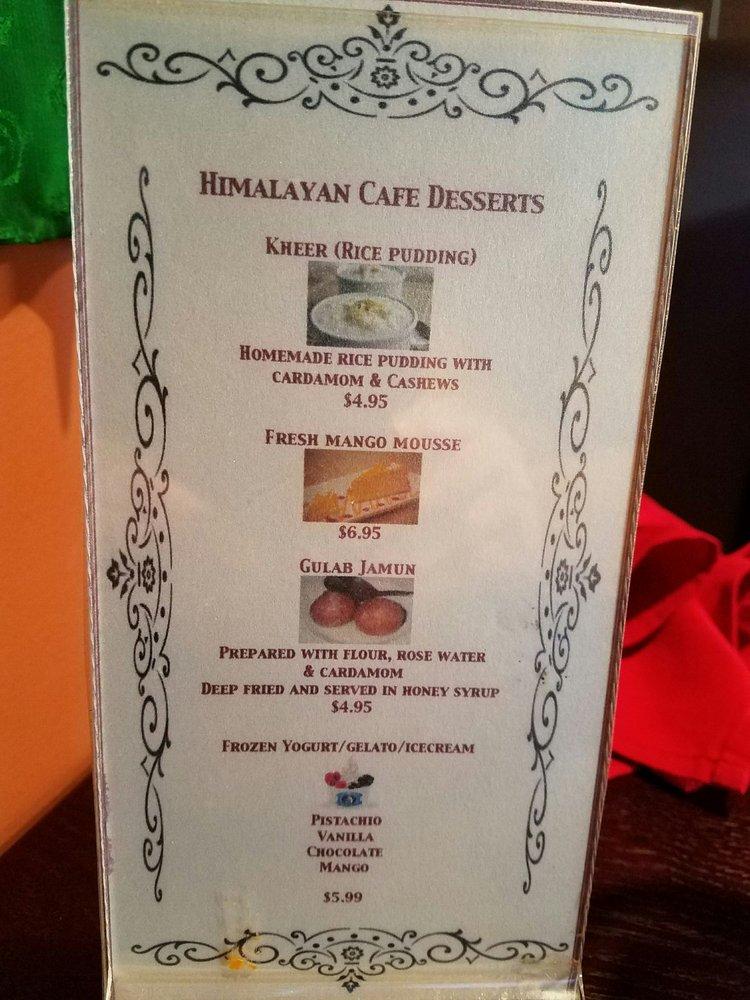 Himalayan Cafe меню