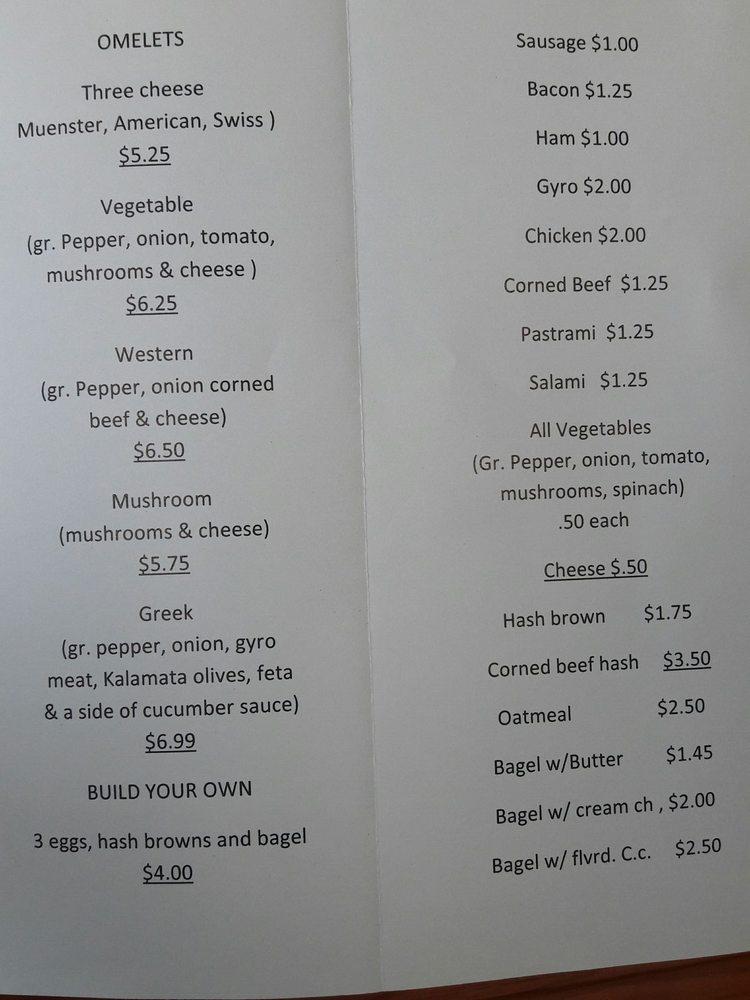 D & R Bagels меню