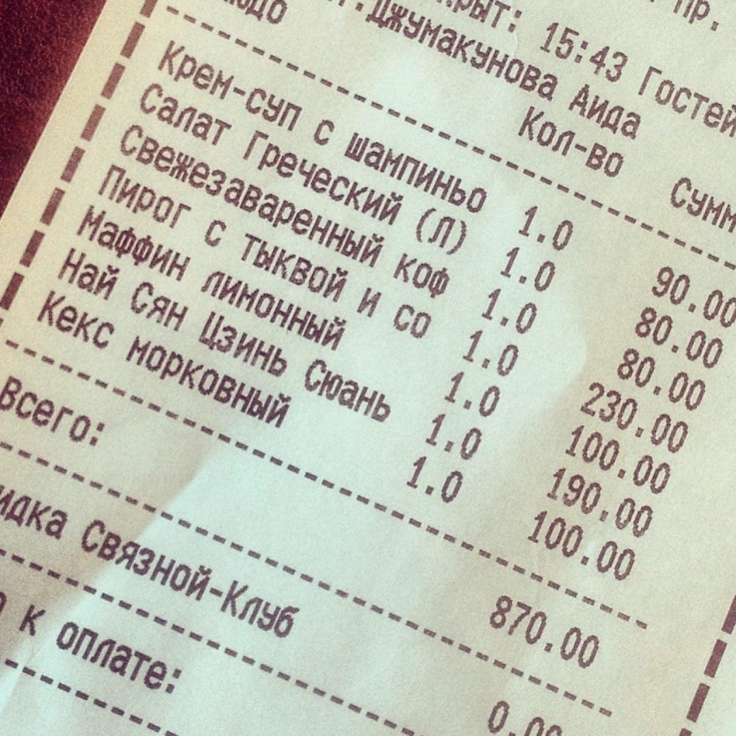 Шоколадница меню