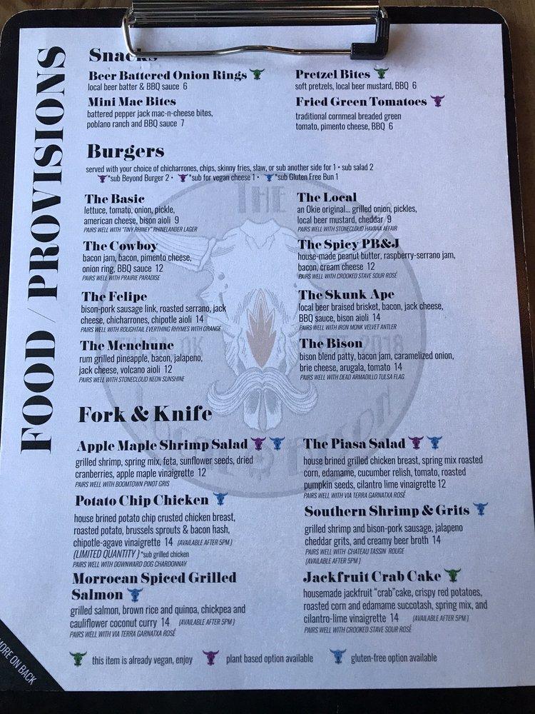 The Local Bison Kitchen & Bar меню