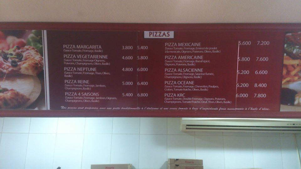 KRC Hammam Sousse меню