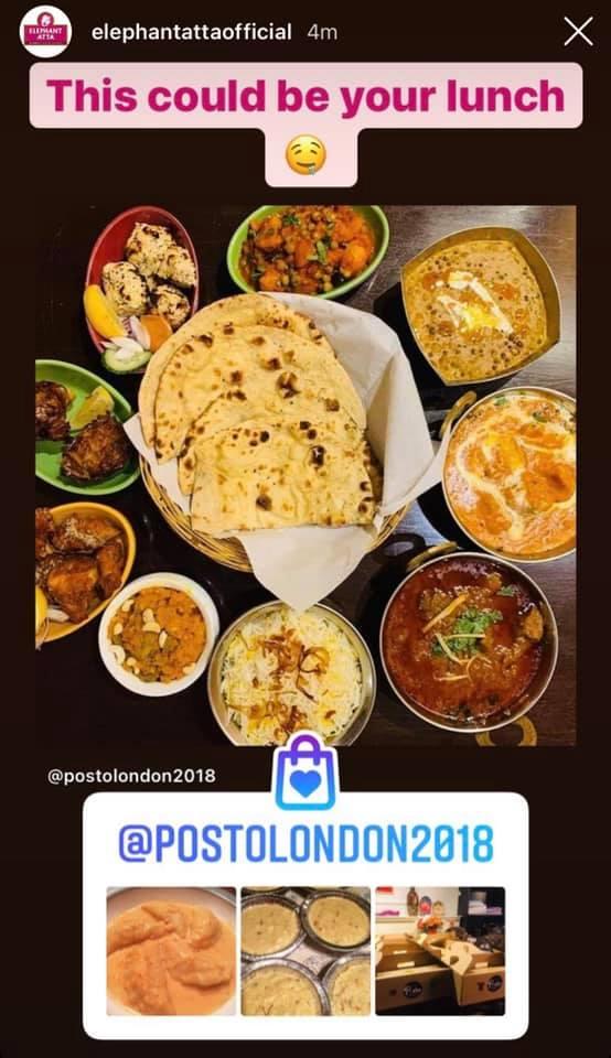 Posto Indian меню