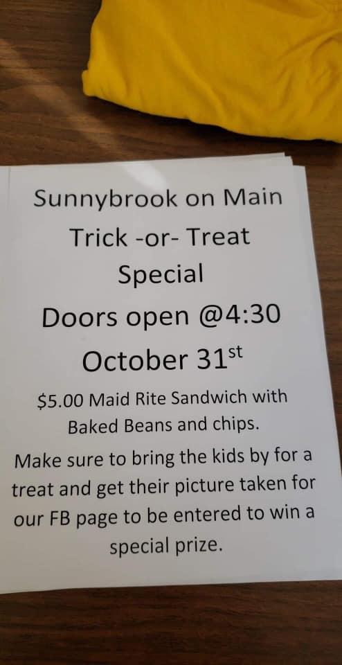 Sunnybrook on Main Rolfe IA меню