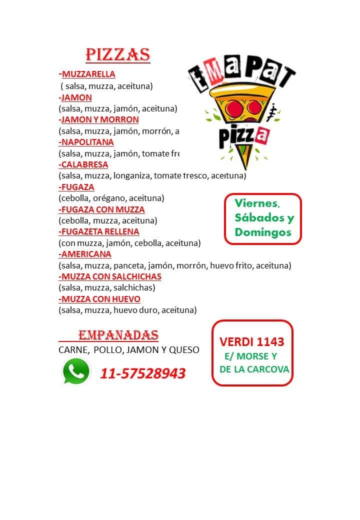PIZZERIA EMAPAT меню