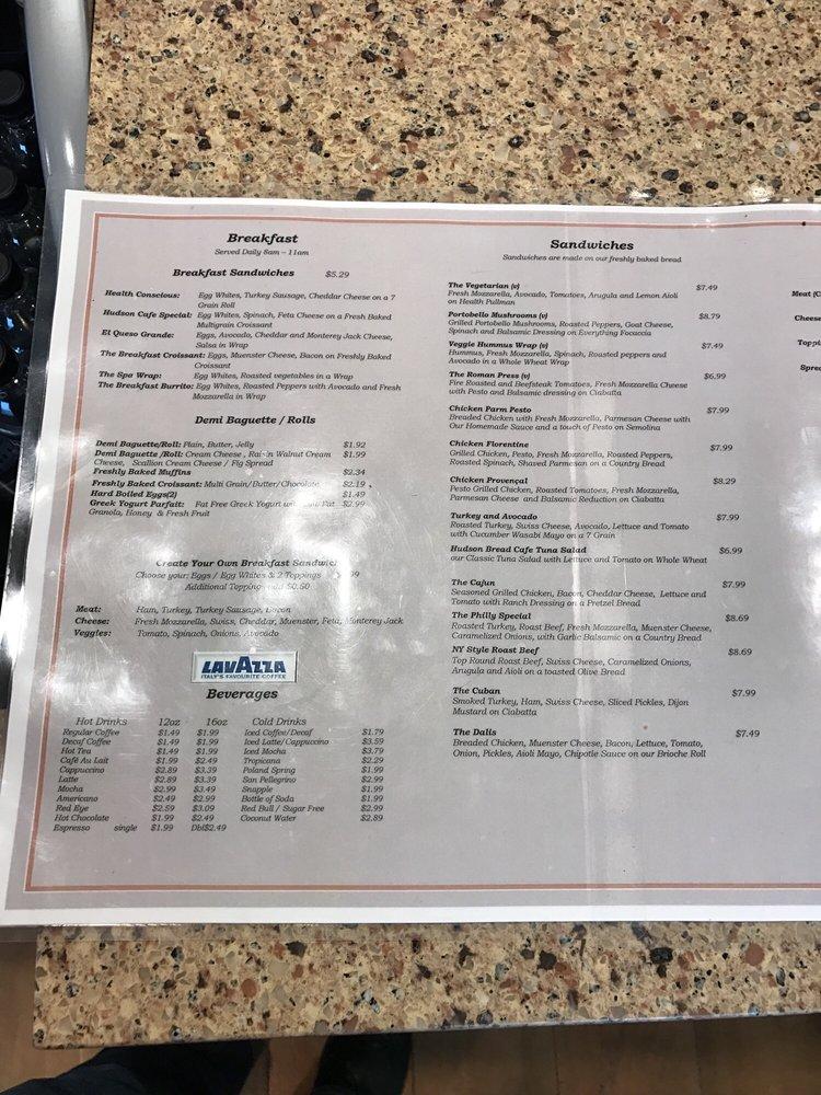 Café Secaucus меню