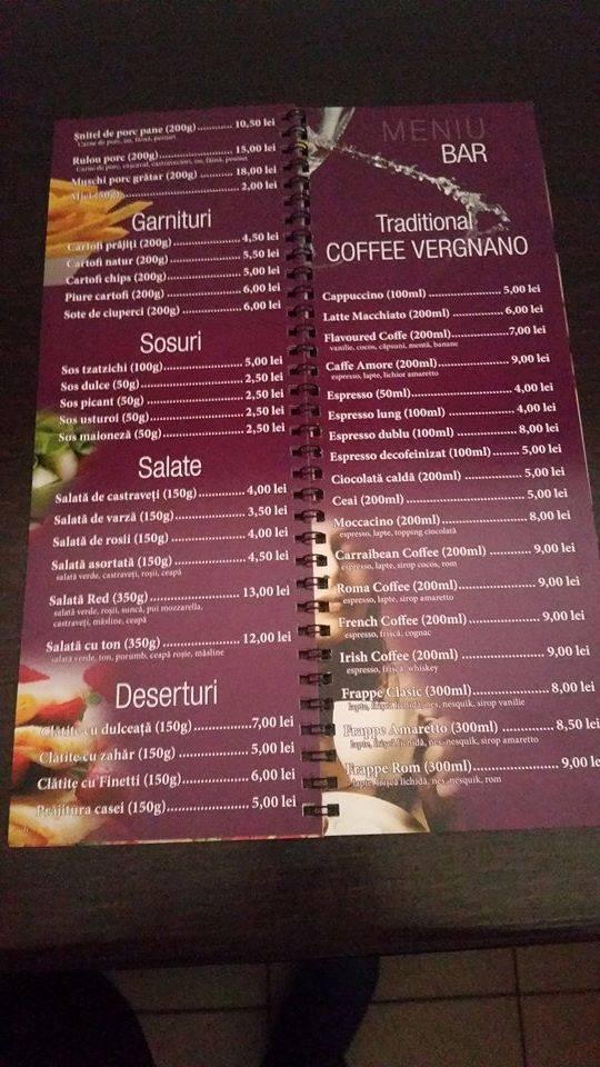 Red Caffe меню