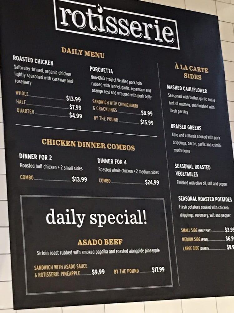 PCC Community Markets - Bothell меню