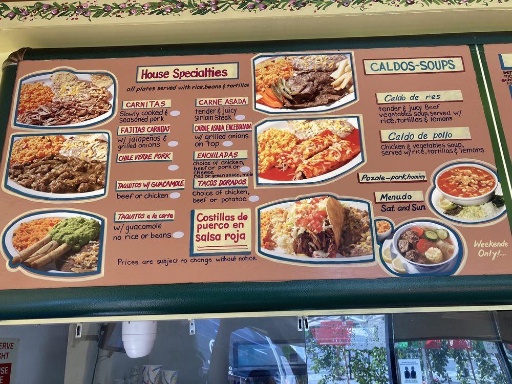 El Ranchero Restaurant меню