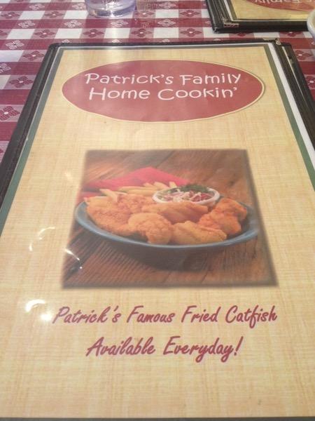 Patrick's Diner меню