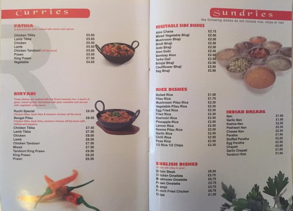 Ruchi Restaurant меню