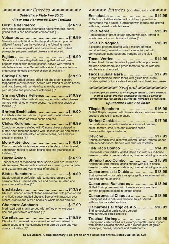 Anna's Mexican Grill меню