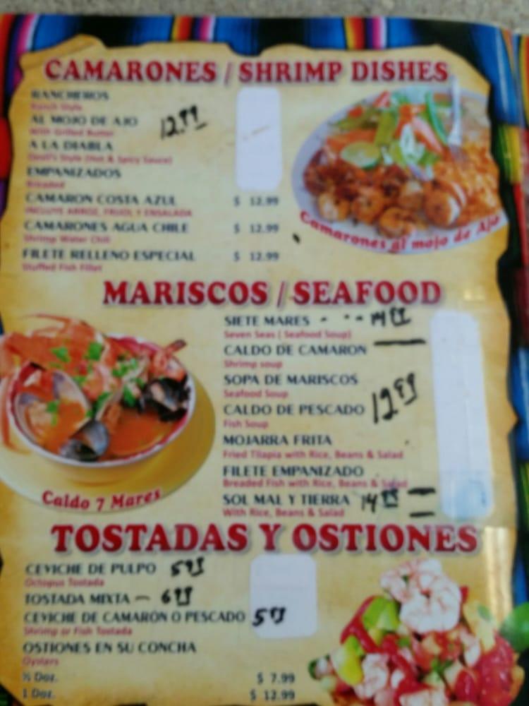 Jugos Vallarta меню