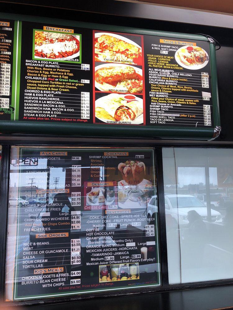 El Ranchero Restaurant меню