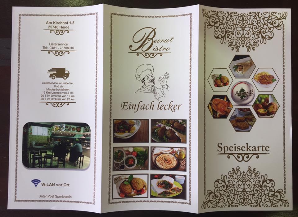 Beirut Bistro Heide меню