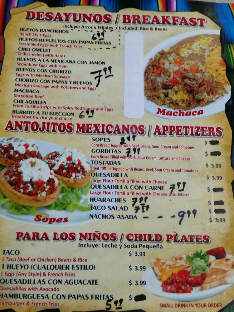 Jugos Vallarta меню