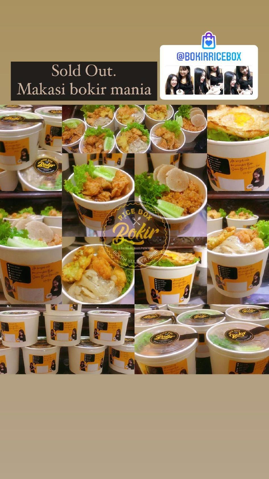 Bokir Ricebox меню
